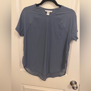 Athleta Ultimate Mesh Tee (Slate Blue; Size: s/p)